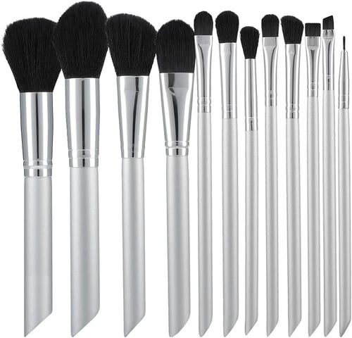 <div>&nbsp;Mimo Makeup Brush Grey Set 12 pcs.</div> - picture