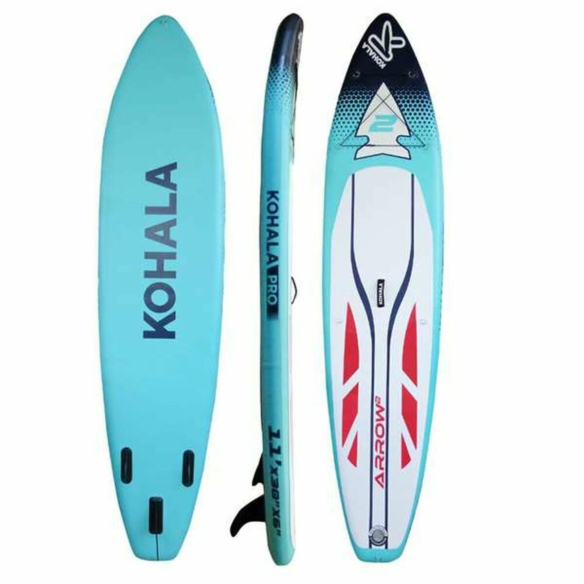 "Inflatable Paddle Surf Board with Accessories Kohala Arrow 2 Blue ( 335 x 75 x 15  cm)"_5