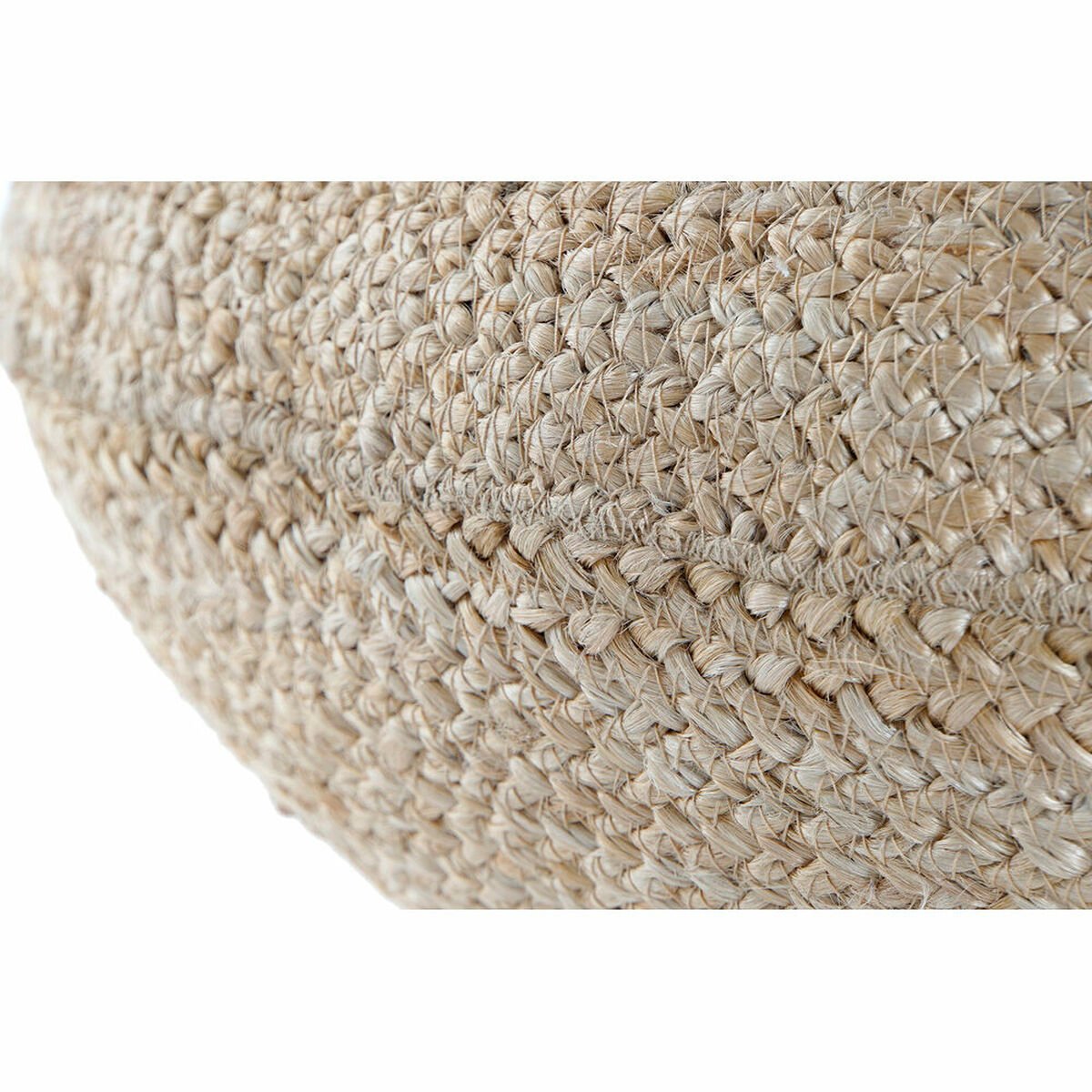 Pouffe DKD Home Decor Fibre Natural (50 x 20 x 50 cm)_5