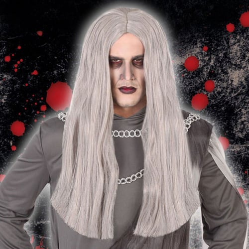 Peruk till Halloween Grå 117697_3