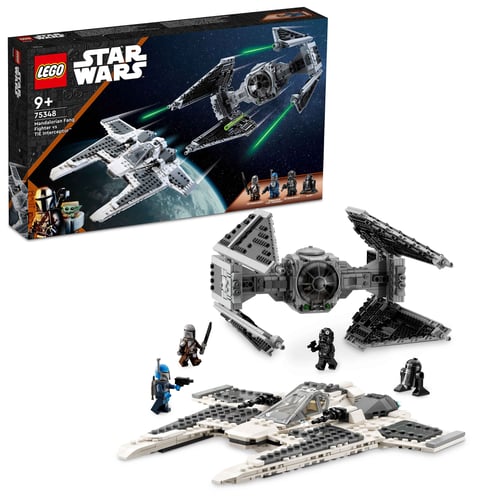 LEGO Star Wars - Mandaloriansk Fang-jager mod TIE Interceptor (75348)_0