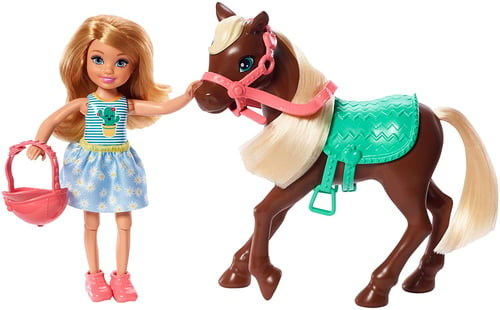 Barbie - Chelsea och ponny (blond) (GHV78) - picture