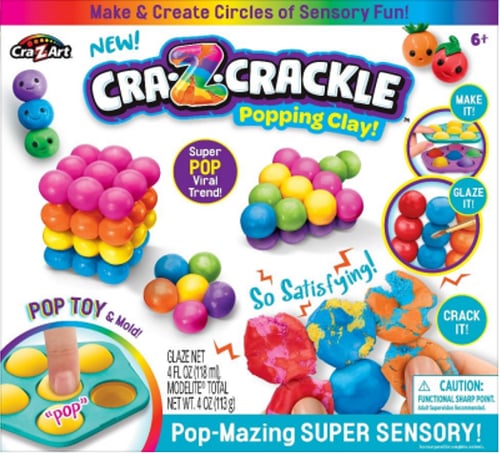 CRAZART - CRACKLE CLAY POP-MAZING SUPER SENSORY SET - picture