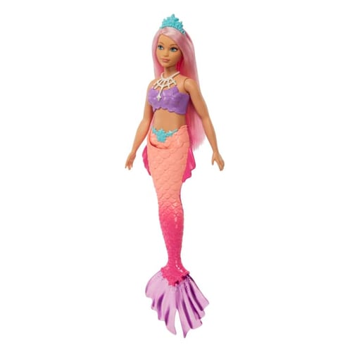 Barbie - Dreamtopia sjöjungfrudocka - kurvigt, rosa hår (HGR09)_0