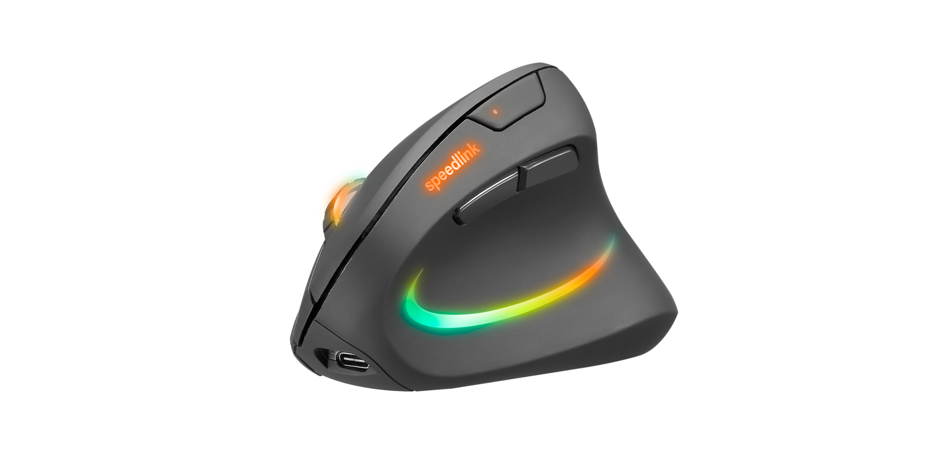 Speedlink - PIAVO PRO Illuminated Rechargeable Vertical Ergonomic Mouse - wireless, rubber-black_0