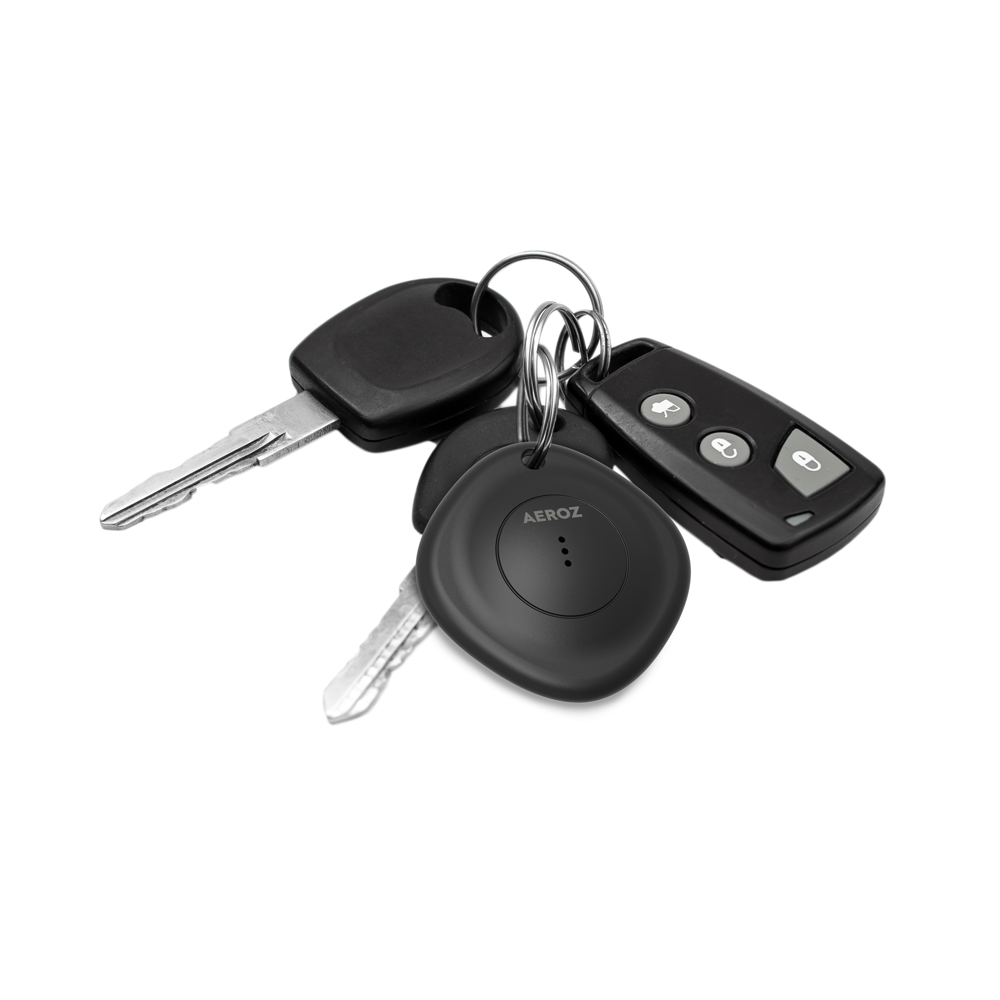 AEROZ - TAG-1000  Black - Key finder for use with iPhone - Works with Apple Find My app_0