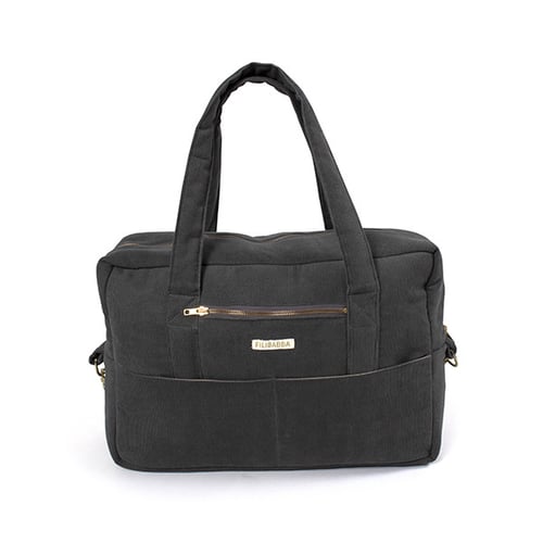 Filibabba - Mommybag Skötväska - GOTS Organic - Velvet Stone Grey_0