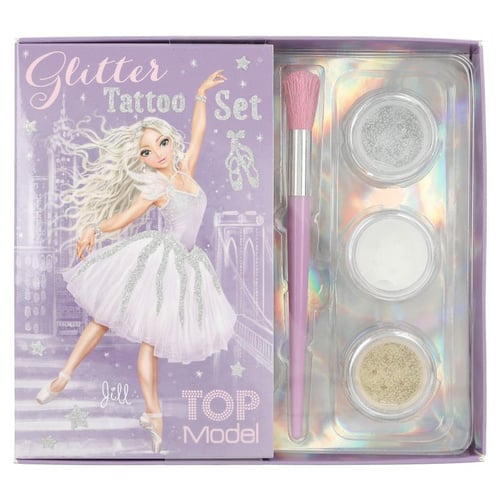 TOPModel Glitter Tattoo sæt BALLET_0