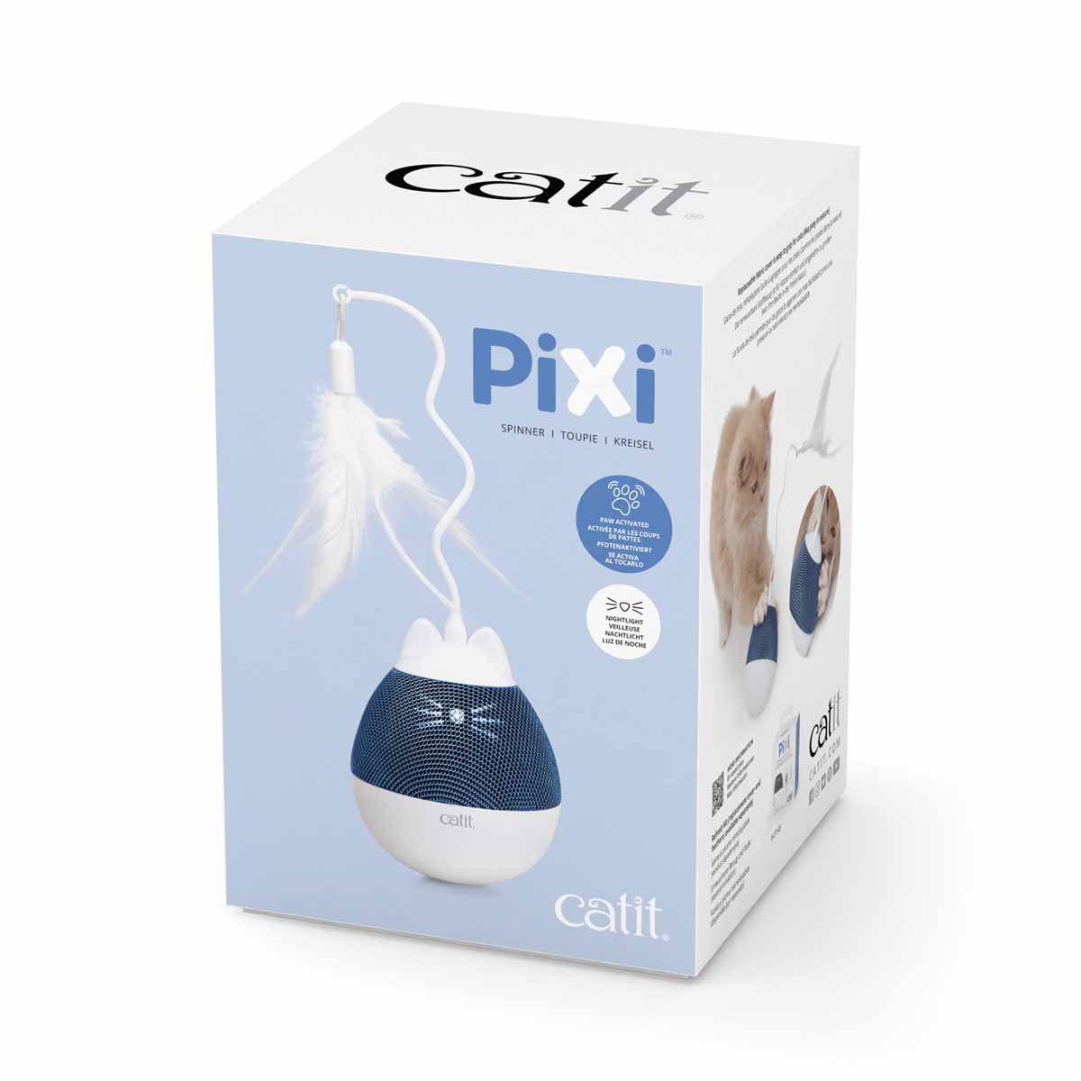 Catit - Pixi Spinner - White & Blue_0