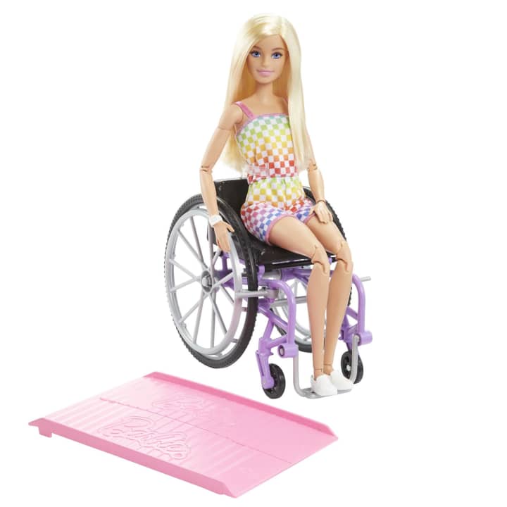 Barbie - Doll With Wheelchair And Ramp - Blonde (HJT13)_0