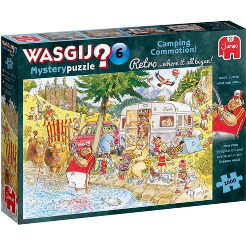 Wasgij - Retro Mystery - #6 Camping-Wah (1000 bitar)_0