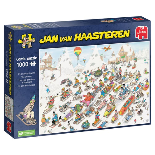 Jan Van Haasteren - Its All Going Downhill (1000 Brikker) - picture