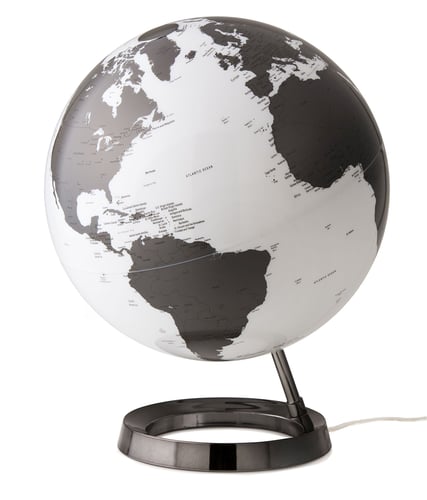 Globe Metal Bright Charcoal 30cm GB w/light - picture