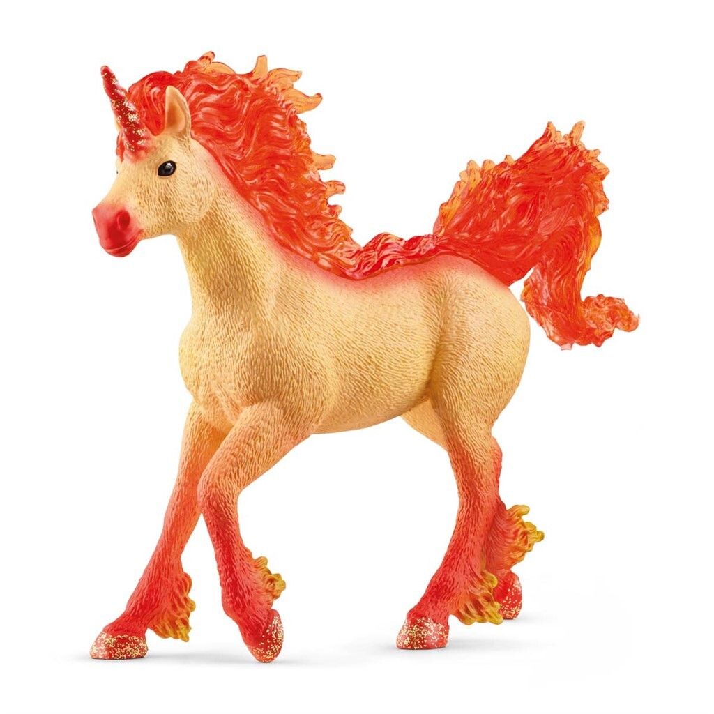Schleich - Bayala - Elementa Fire Unicorn Stallion (70756)_0