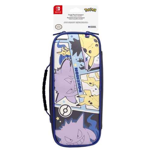 HORI Cargo Pouch Compact - Pikachu, Gengar & Mimikyu - picture