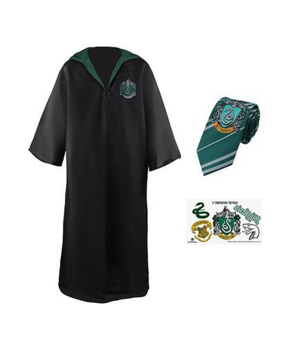 Harry Potter - Slytherin - Kåbe, slips og tatoveringer - børn_0
