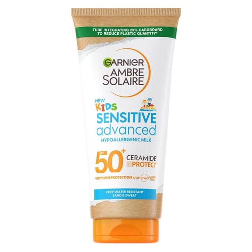 Garnier - Ambre Solaire Sensitive Advanced Hypoallergenic Kids Lotion SPF 50+ 175 ml - picture