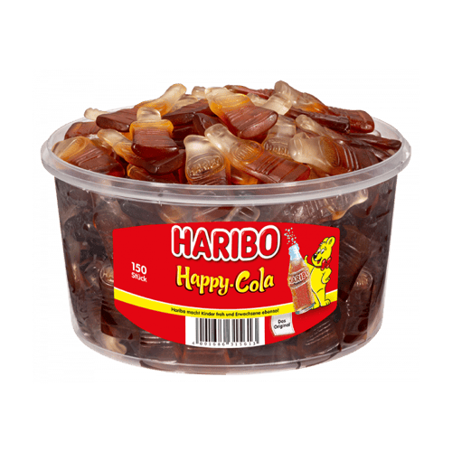 Haribo Happy Cola 1,2kg 150st