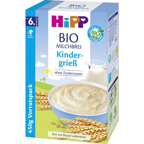 Hipp Bio Mælkegrød Børnegryn 450g - picture