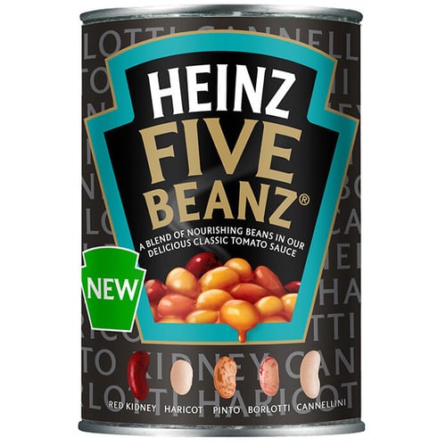 Heinz Baked Beans Five Beanz 425ml_0
