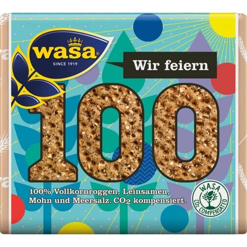Wasa 100 Years Poppy & Linseed 245g - picture