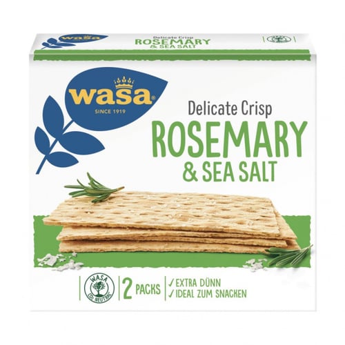 Wasa Tasty Snacks Rosemary & Sea Salt 190g - picture