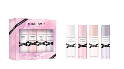 <div>Miss So...? Mini Body Fragrance Mist Gift Set 4 x 50 ml&nbsp;</div> - picture