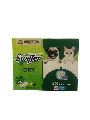 Swiffer Dry Wipes refill 24 stk - picture