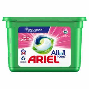 <div>Ariel Pods All in 1 fresh sensations rosa 14 st</div> - picture