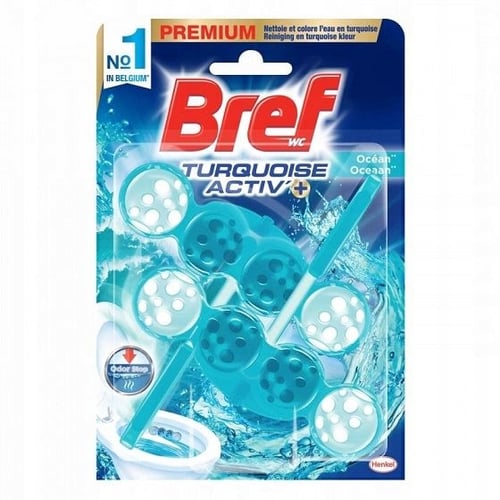 Bref turquoise activ+ Toiletblok Ocean 2 x 50 gr_0