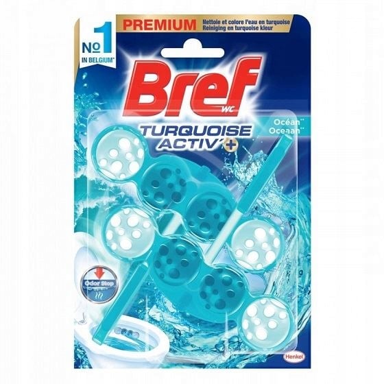 Bref turquoise activ+ Toilet block Ocean 2 x 50 gr_0
