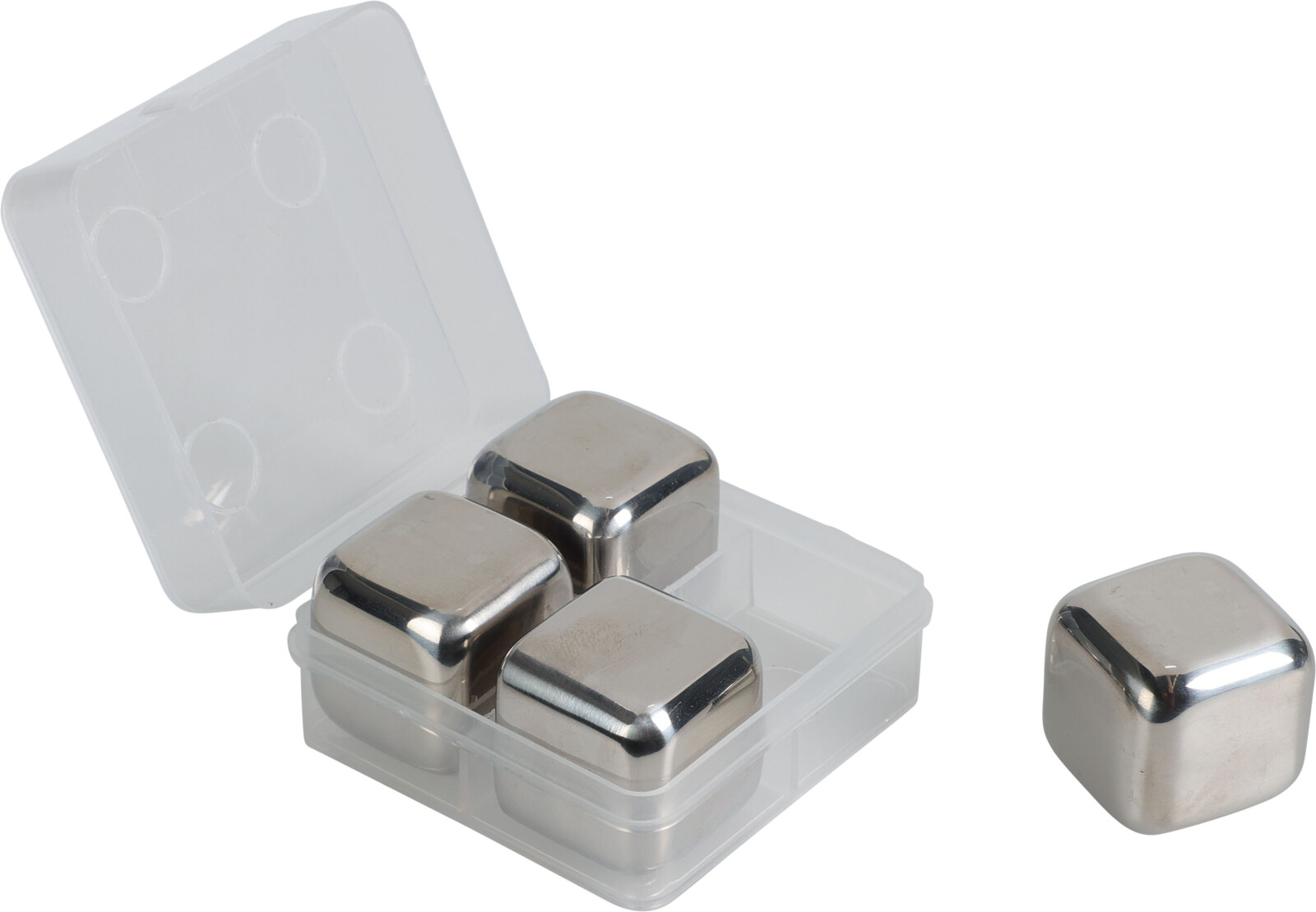 Stainless steel ice cubes 4 pcs._0