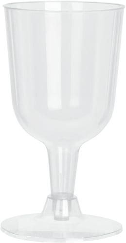 Återanvändbara vinglas i plast 150 ml - 4 st - picture