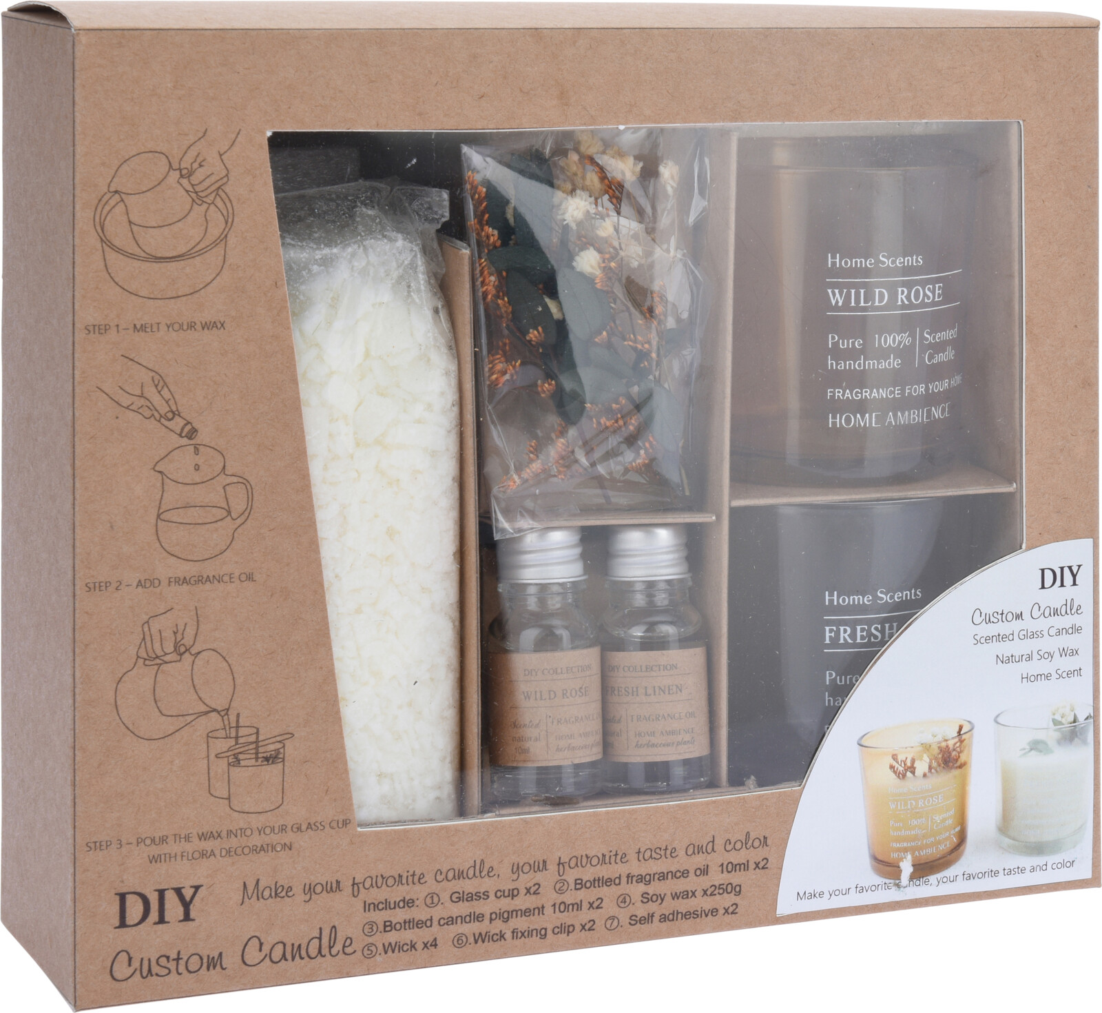 DIY starlight set 2 glasses 70x75 mm_0