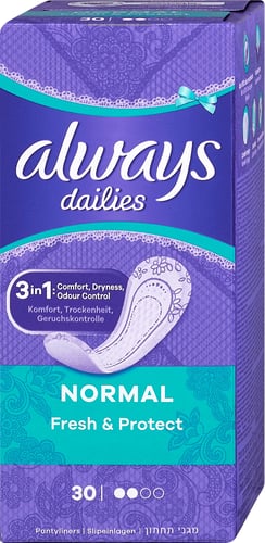 Always Dailies Fresh & Protect Normal 30stk - picture