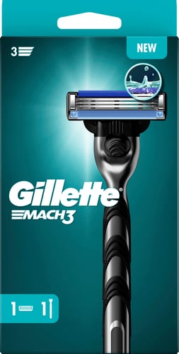 Gillette Mach3 barbermaskin + 1 blad - picture