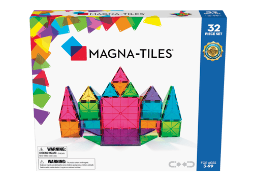 Magna-Tiles - Klare farver 32 stk. - picture