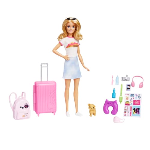 Barbie - Rejsesæt med hvalp_0