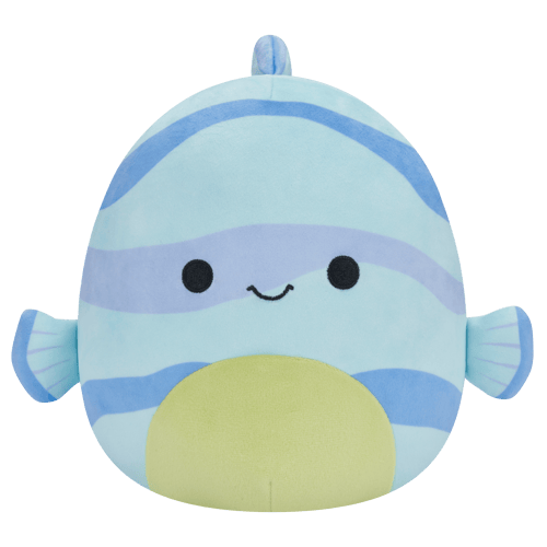 Squishmallow - 19cm Plüsch - Leland der blau gestreifte Fisch_0