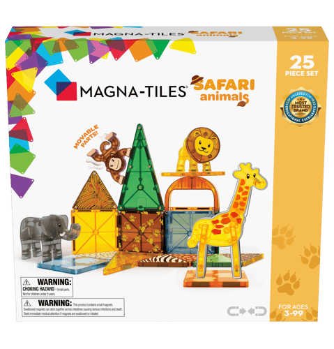 Magna-Tiles - Safari djur 25 bitars set - (90220) - picture