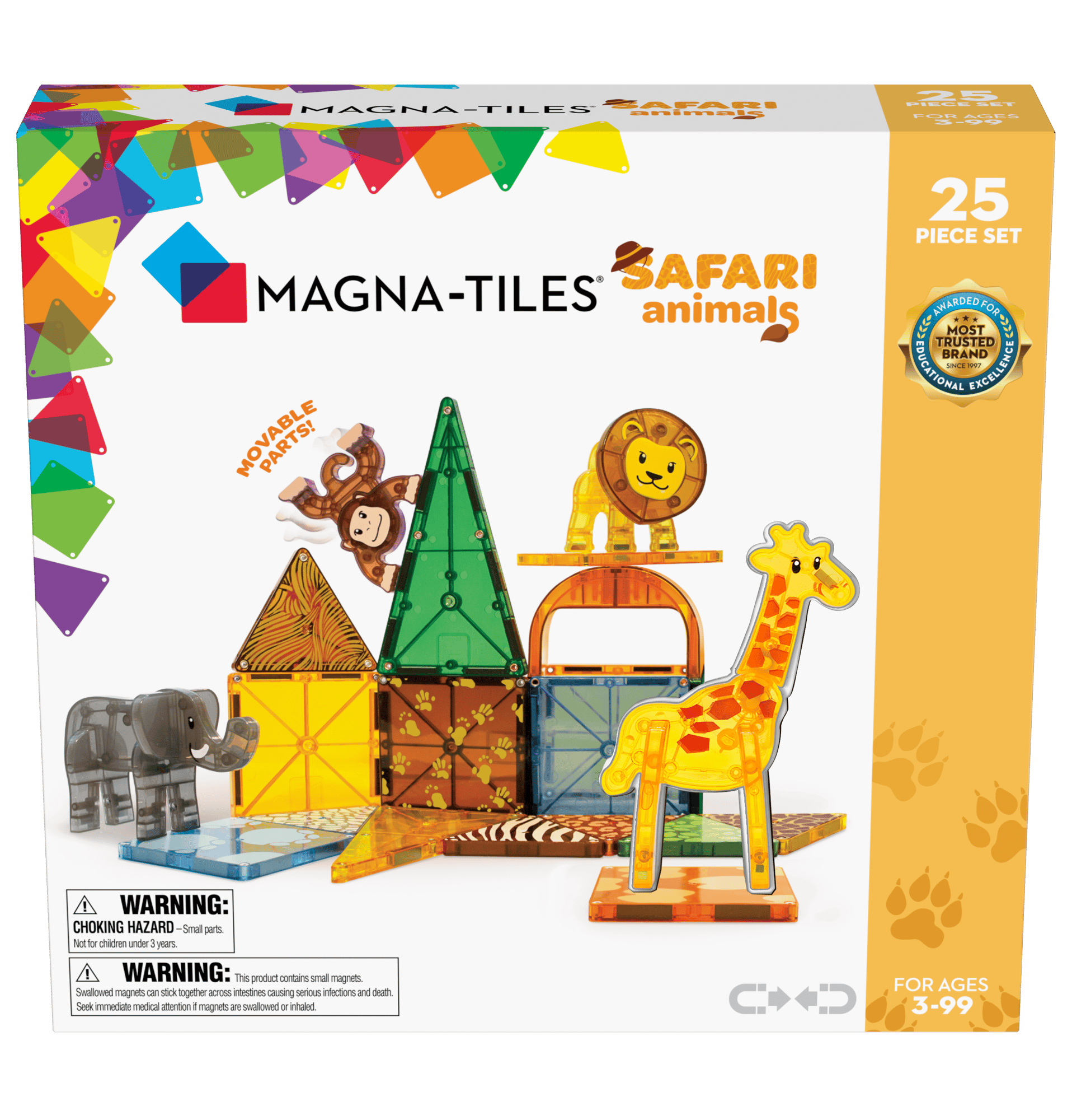 MAGNA-TILES - Safari 25 Piece Set (90220)_0