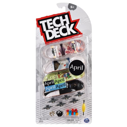 Tech Deck - Finger Skateboard 4 Pack - April (6028815)_0