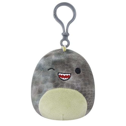 Squishmallows - 9 cm P15 Clip On - Xander the Winking Grey T-Rex_0