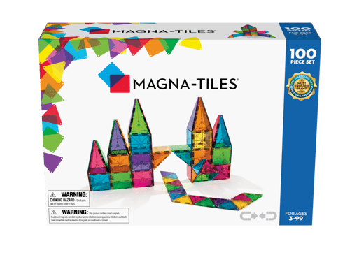 Magna-Tiles - Transparente Farver - 100 brikker_0
