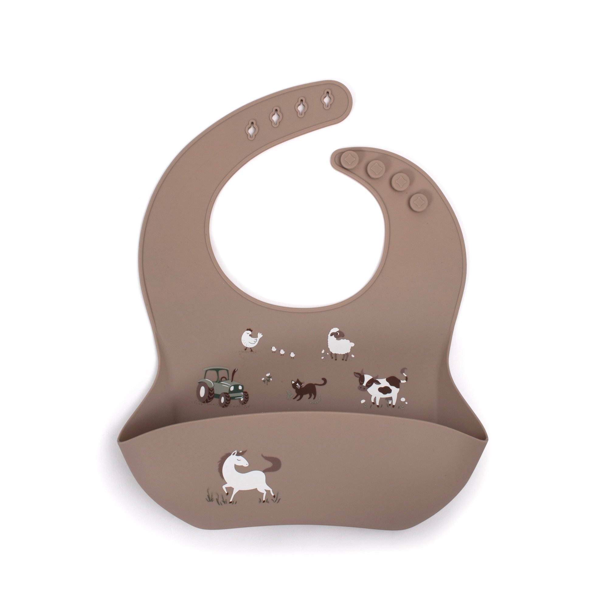 Filibabba - Silicone bib with print - Magic Farm - (FI-02746)_0