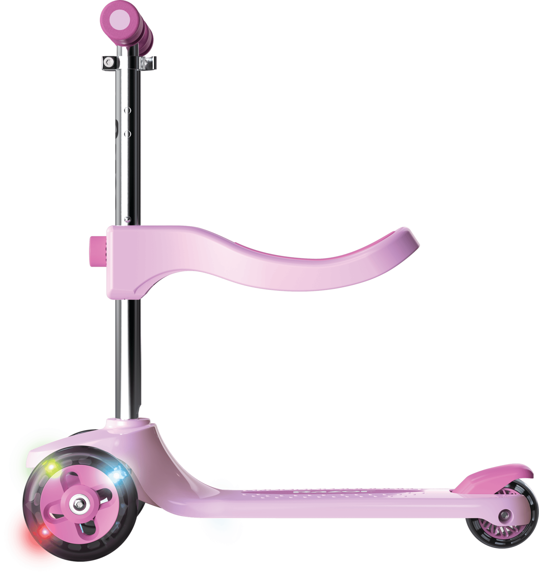 Razor - Rollie 3-Wheel Scooter (2-in-1) - Pink (20073668)_0