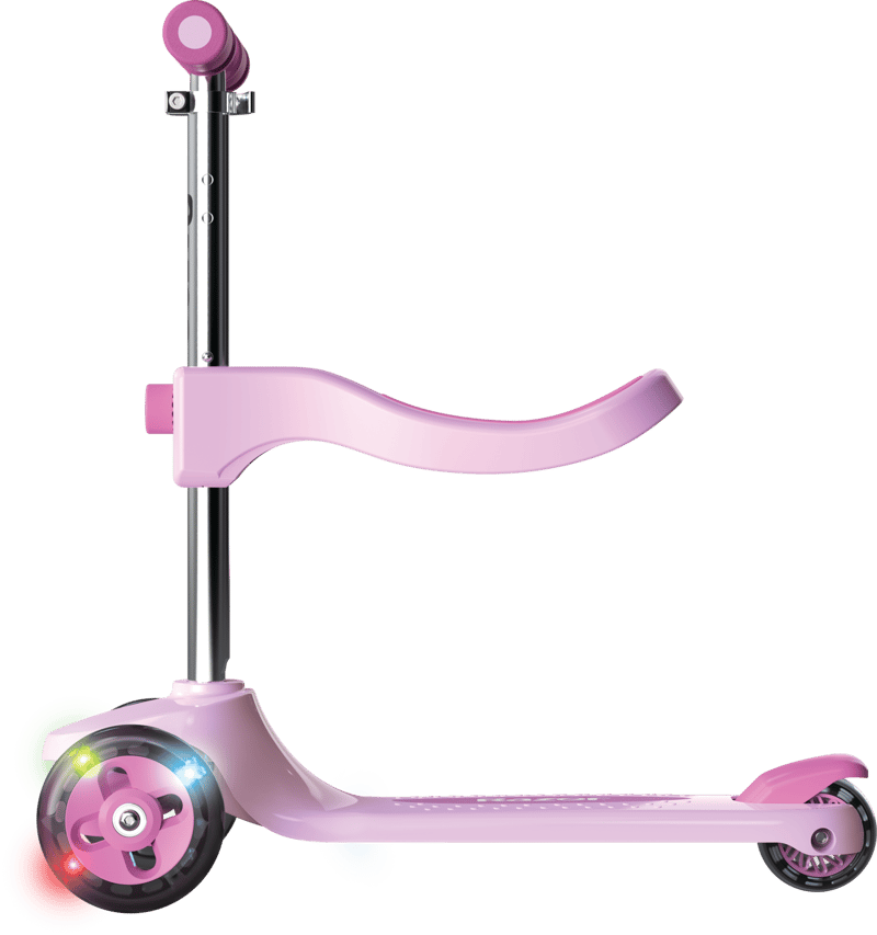 Razor - Rollie 3-Wheel Scooter (2-in-1) - Pink (20073668)