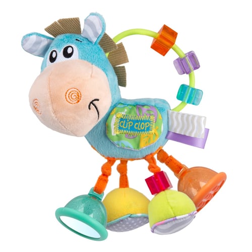 Playgro - Clip Clop Aktivitetshäst - Blå - picture