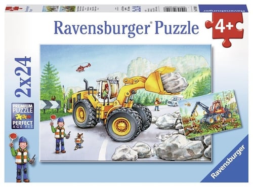 Ravensburger - Digger At Work 2x24p - picture