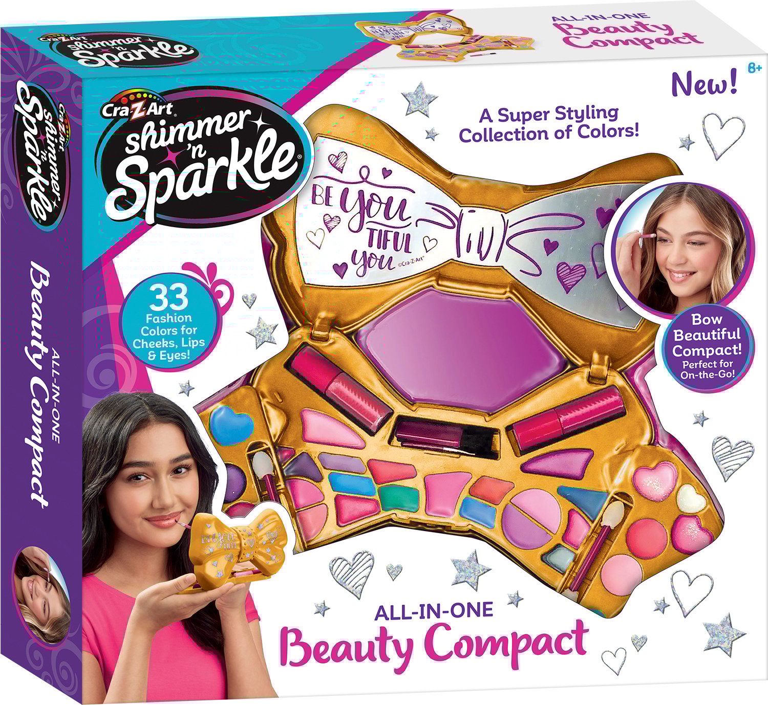 SHIMMER N SPARKLE - BOW BEAUTIFUL COMPACT (65574)_0